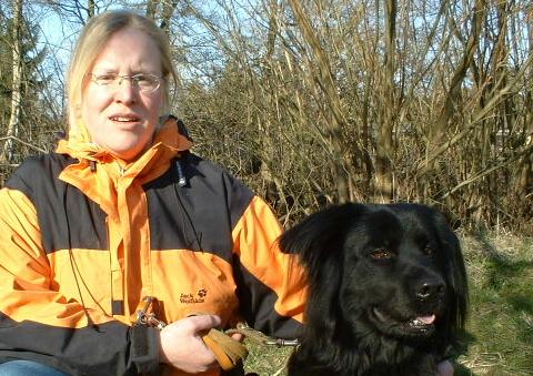 Swantje mit Linus an der Schwinge